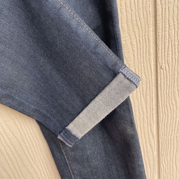 AG Adriano Goldschmied Stevie Roll Up Jean Womens 29R Slim Straight Cropped Dark - Picture 7 of 12